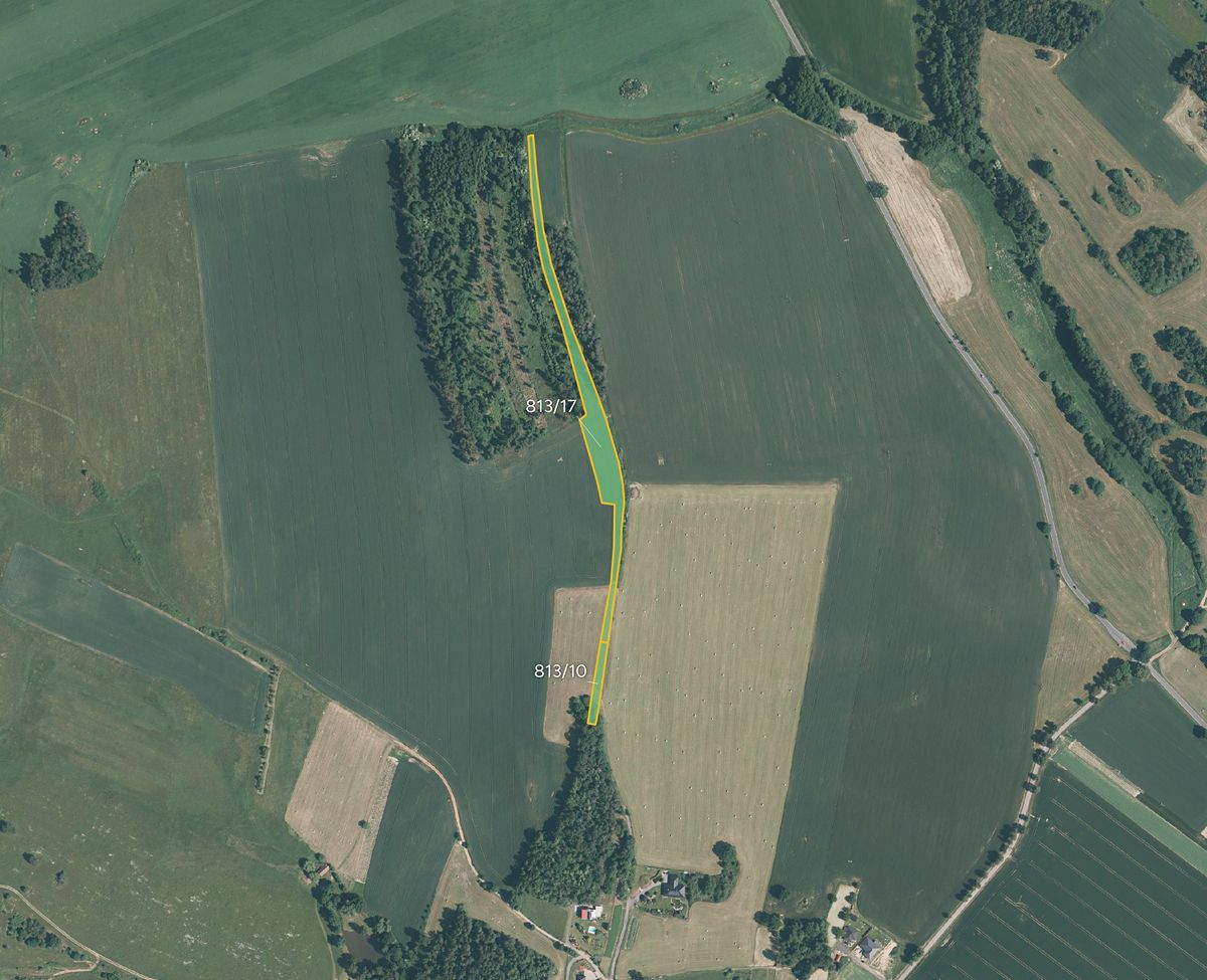 Prodej pole 8223 m², Hrejkovice – fotka 1 z 3