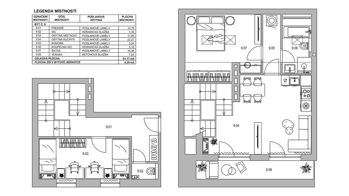 Prodej bytu 3+kk 78 m² – fotografie 3