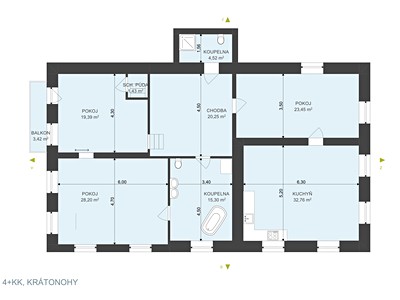 Wohnung 4+kk zur Miete, 150 m² (3 von 27)