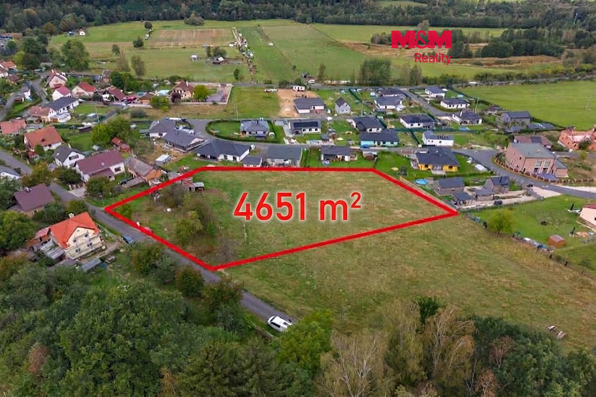 Prodej stavebního pozemku 4651 m², Šabina – fotka 1 z 3