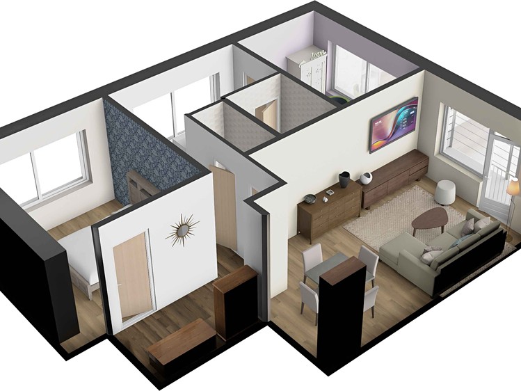 Квартира 3+1 в оренду, 57 м² (19 з 19)