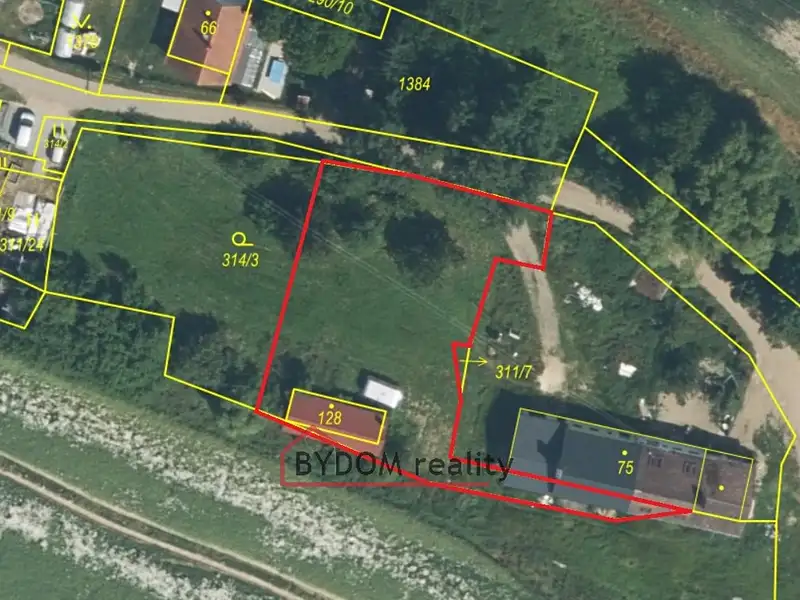 Prodej stavebního pozemku 943 m², Skapce – náhled fotky 2