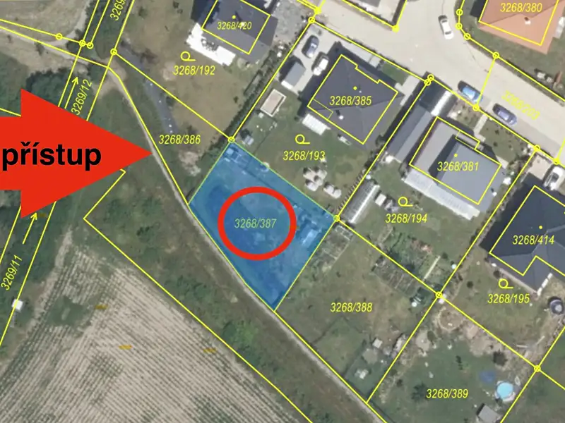 Prodej zahrady 437 m², Úvaly – náhled fotky 2