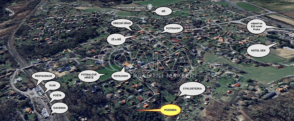 Prodej stavebního pozemku 845 m² – fotografie 4