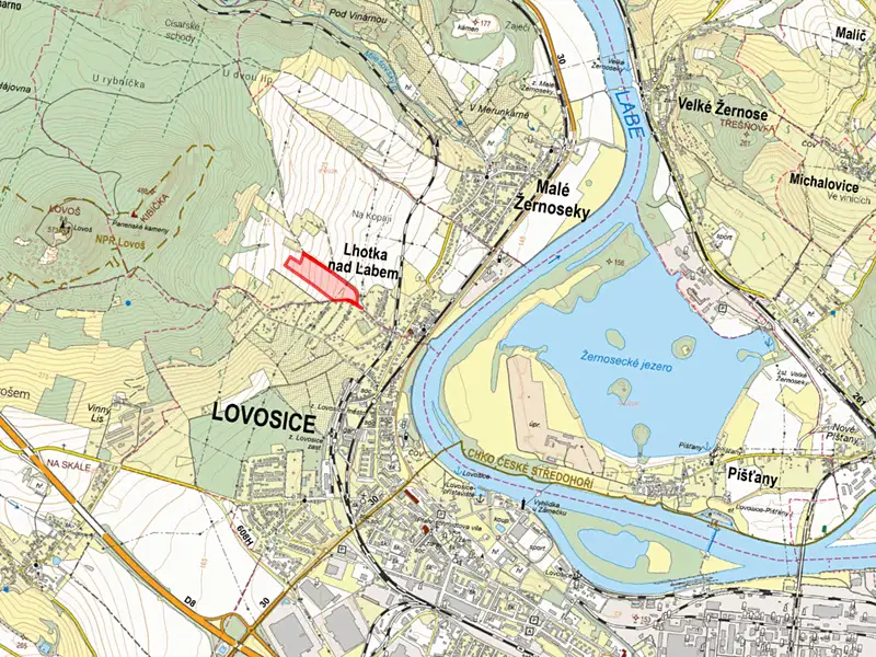 Prodej pole 47593 m², Lhotka nad Labem – náhled fotky 3