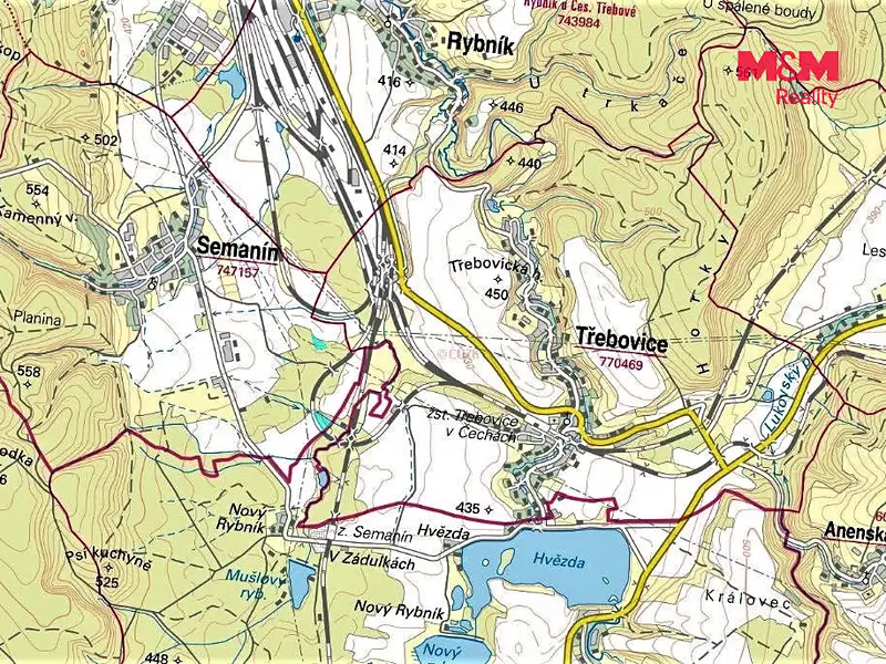 Prodej pole 8125 m², Semanín – náhled fotky 3