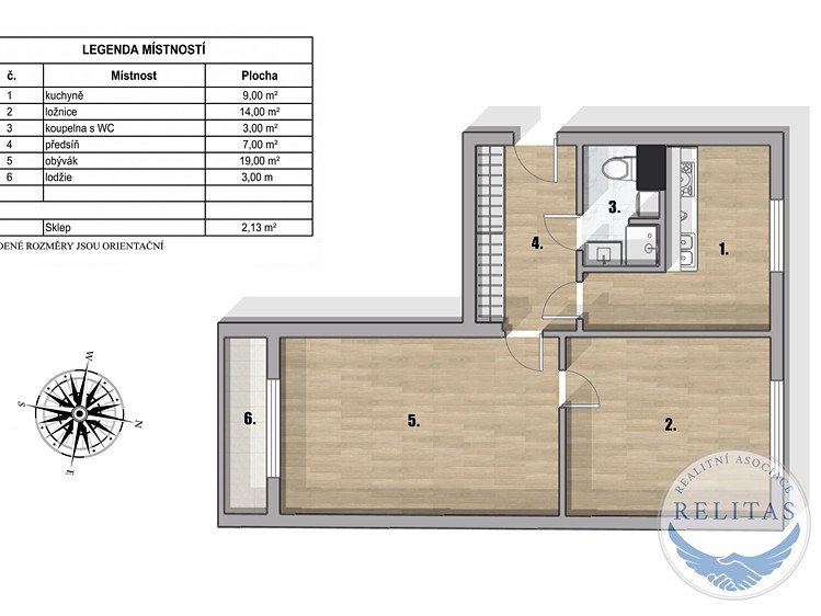 Prodej bytu 2+1, 57 m² (15 z 20)