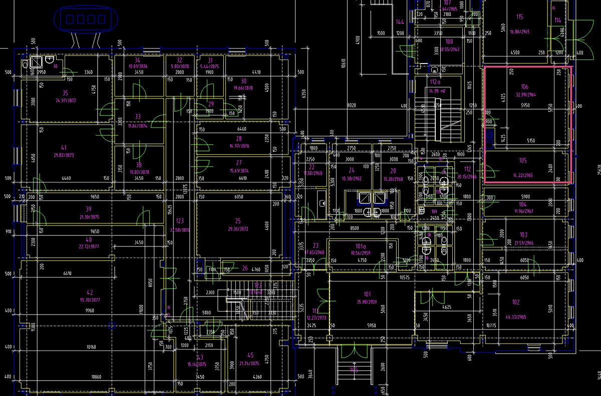 Pronájem kanceláře 47 m² – fotografie 3