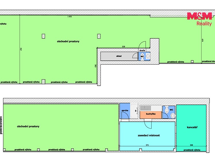 Pronájem komerčního prostoru, 234 m² (14 z 14)