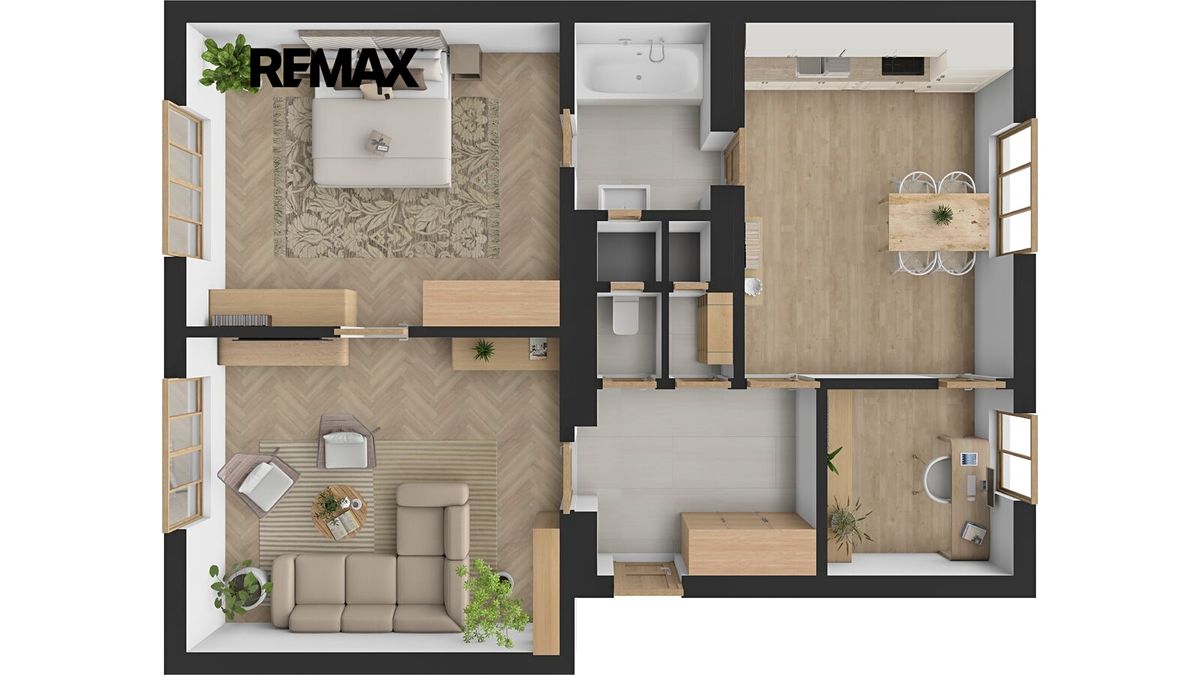 Pronájem bytu 3+kk 78 m² – fotografie 3