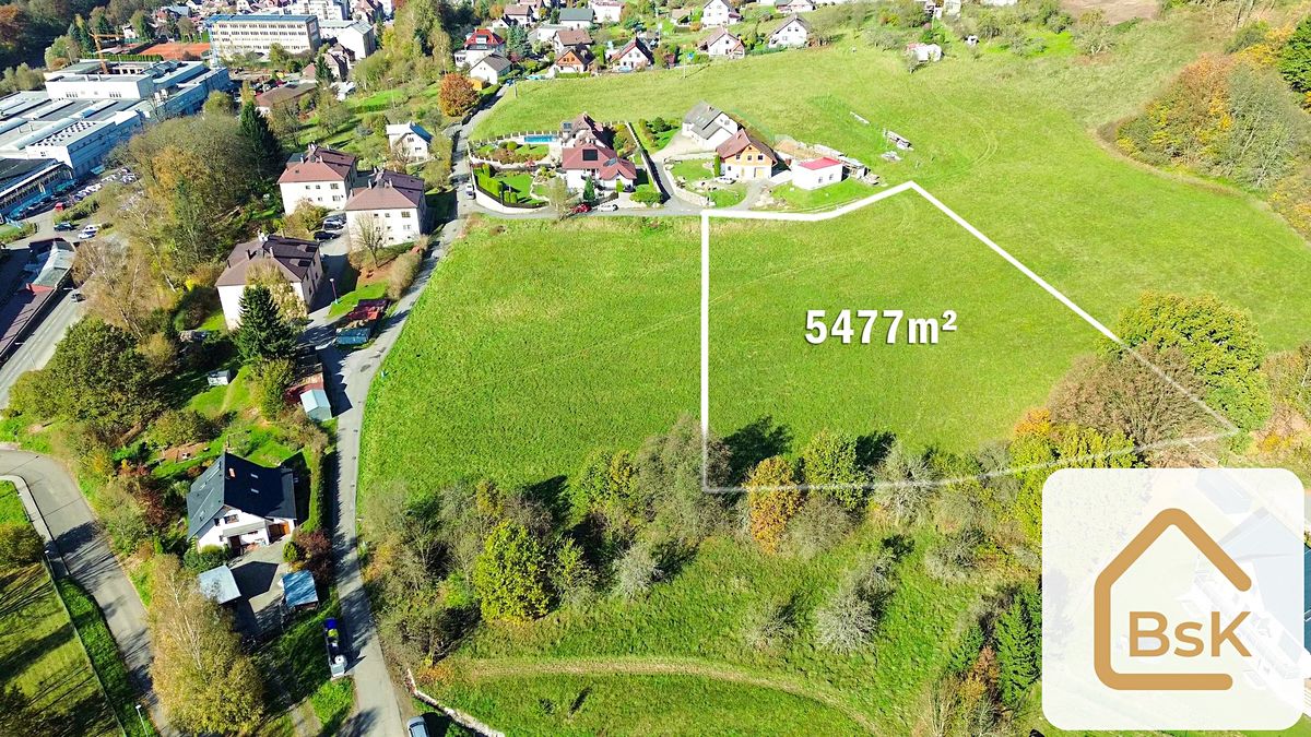 Prodej stavebního pozemku 5477 m² – fotografie 2