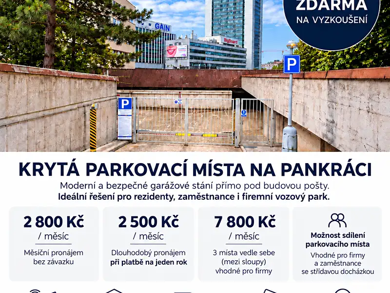 Pronájem garážového stání 14 m², Praha – náhled fotky 1