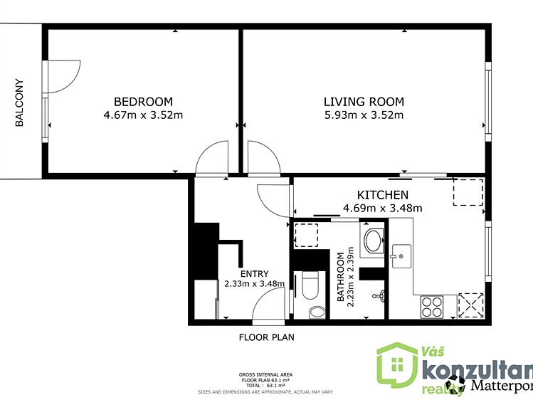 Квартира 2+1 на продаж, 61 м² (31 з 31)