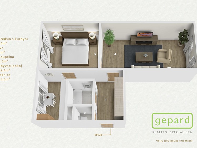 Квартира 2+1 на продаж, 55 м² (21 з 27)