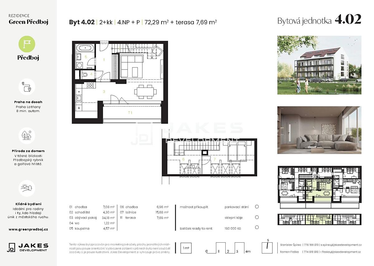 Prodej bytu 2+kk 72 m² – fotografie 2
