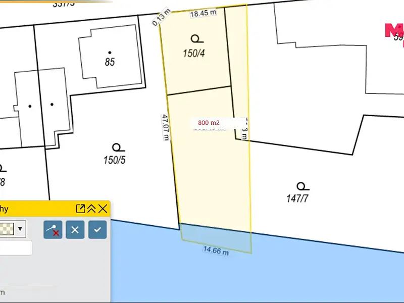 Prodej stavebního pozemku 800 m², Újezd u Přelouče – náhled fotky 3