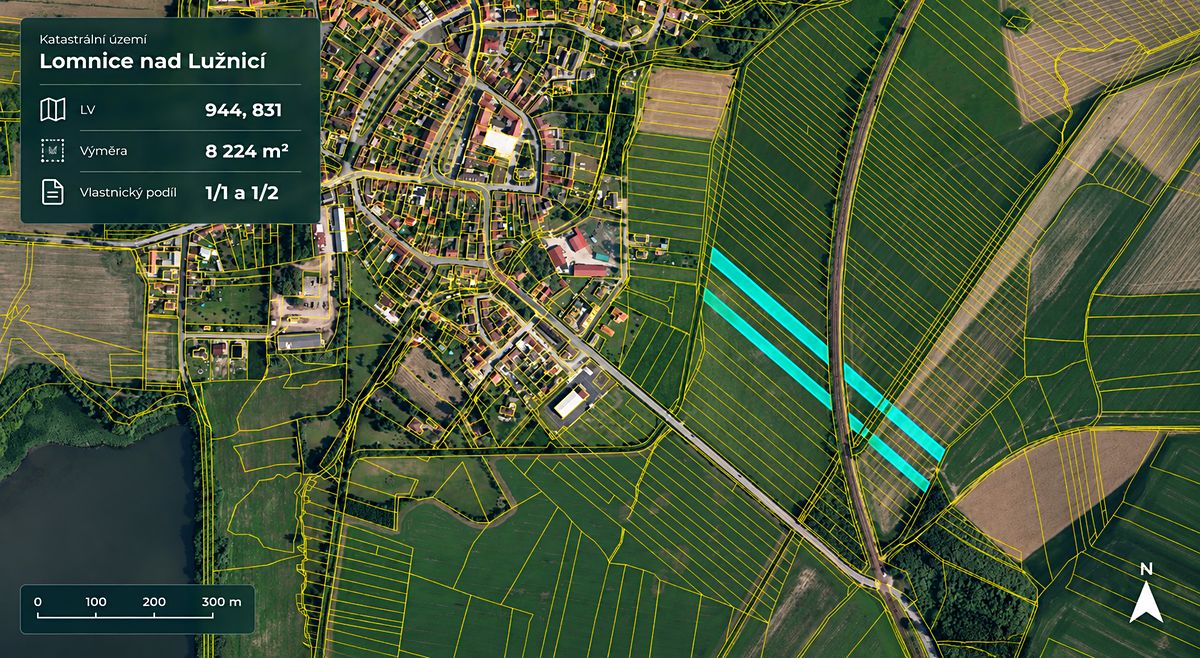 Prodej pole 8224 m²