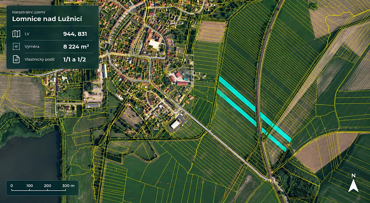 Prodej pole 8224 m²