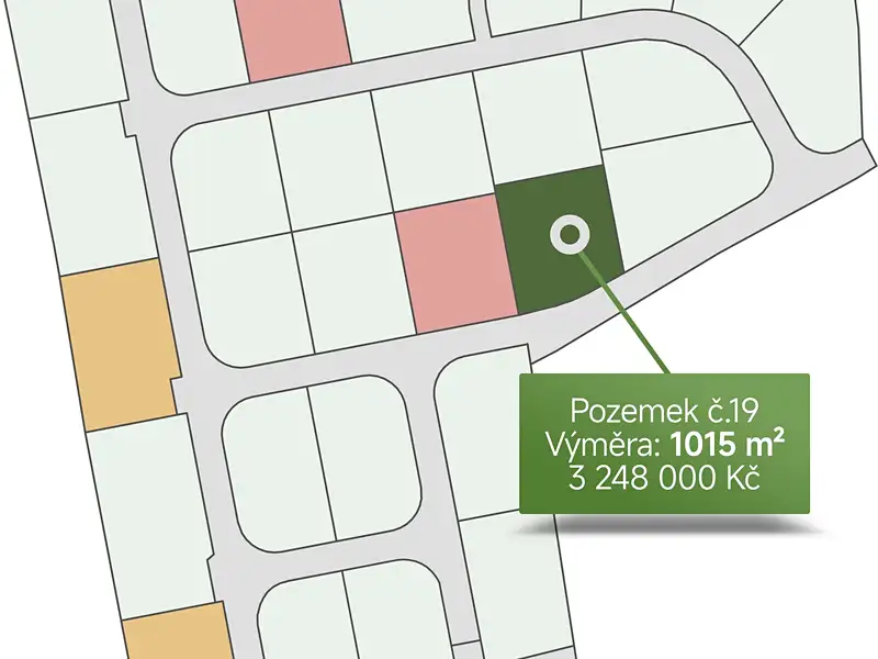 Prodej stavebního pozemku 1015 m², Krupka – náhled fotky 3