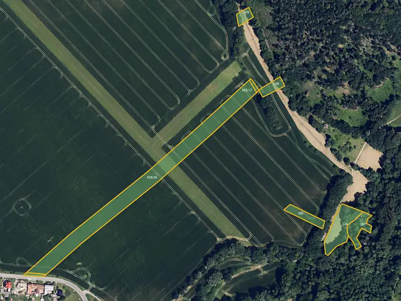Prodej pole 52131 m², Laškov – náhled fotky 3
