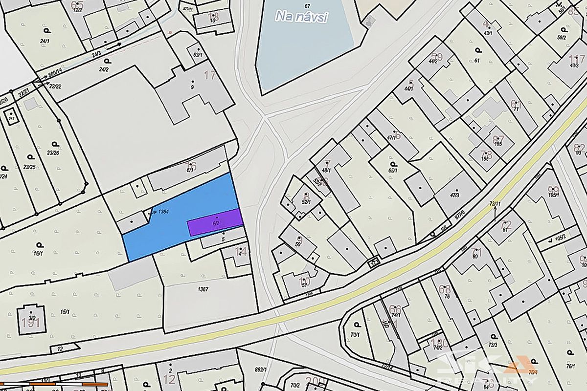 Prodej stavebního pozemku 849 m²