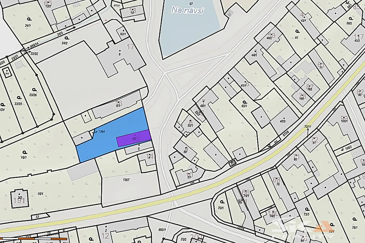 Prodej stavebního pozemku 849 m²