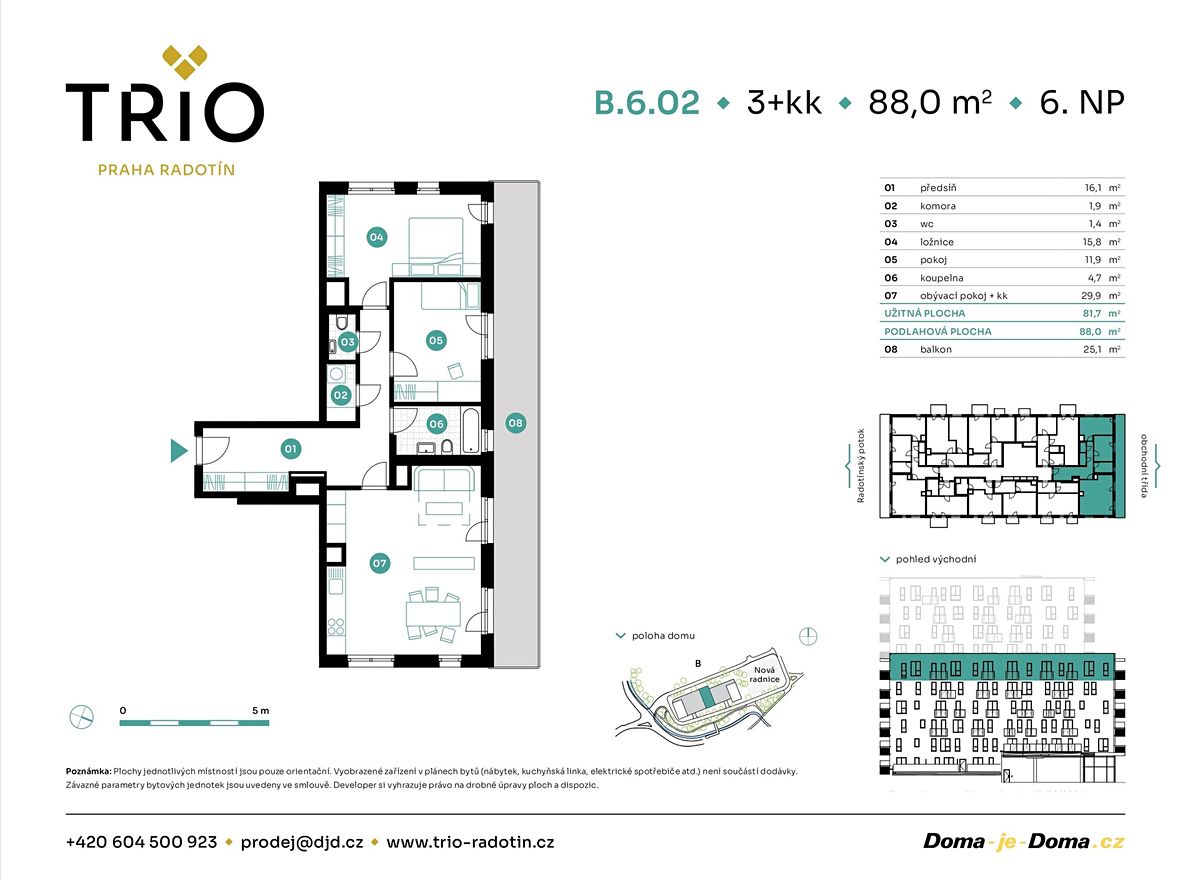 Prodej bytu 3+kk 88 m² – fotografie 2
