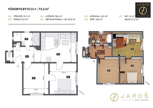 Wohnung 3+kk zum Kauf, 73 m² (13 von 13)