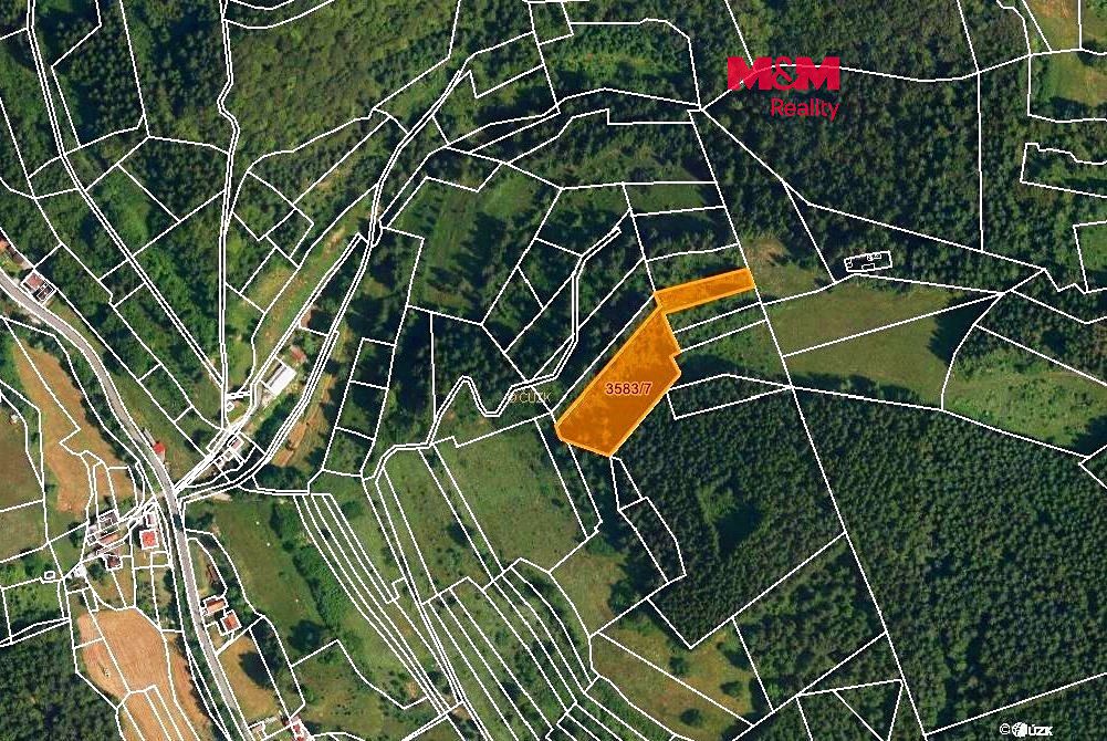 Prodej louky 4840 m², Halenkov – fotka 1 z 3