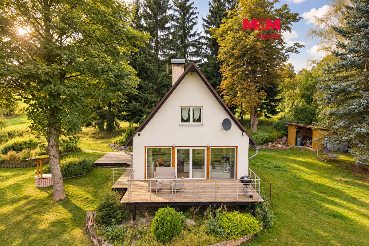 Prodej chaty 50 m², pozemek 18155 m²
