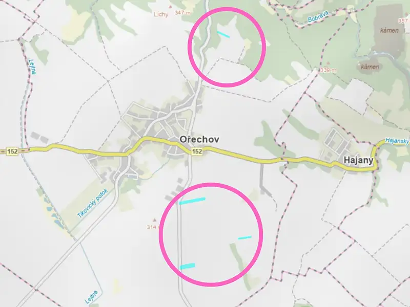 Prodej pole 28095 m², Ořechov – náhled fotky 2