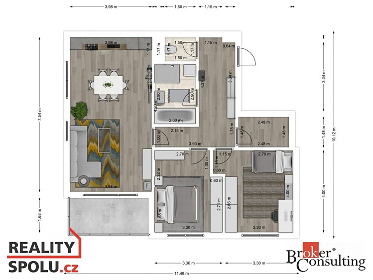 Квартира 3+kk в оренду, 86 м² (16 з 19)