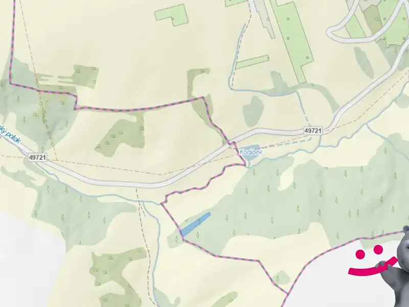 Prodej lesa 2128 m², Kelníky – náhled fotky 3