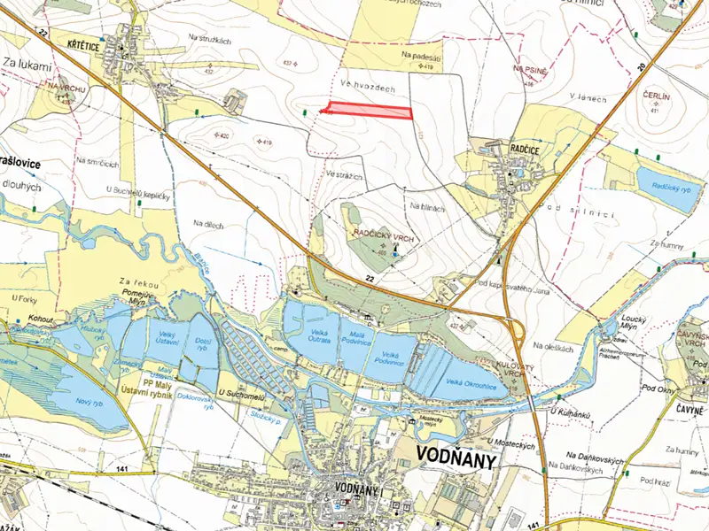 Prodej pole 29266 m², Vodňany – náhled fotky 2