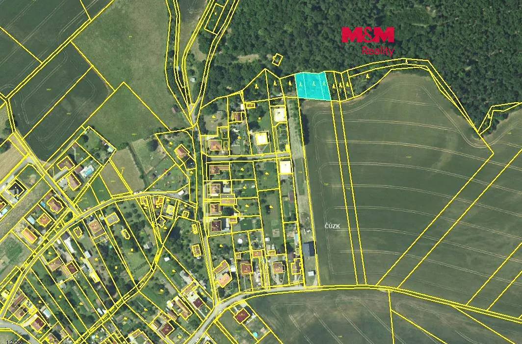 Prodej lesa 477 m²