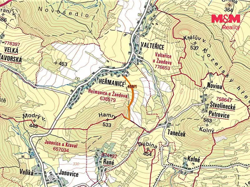 Prodej lesa 17683 m², Žandov – náhled fotky 2