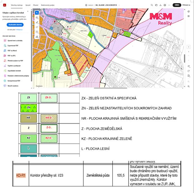 Prodej pole 1825 m² – fotografie 3