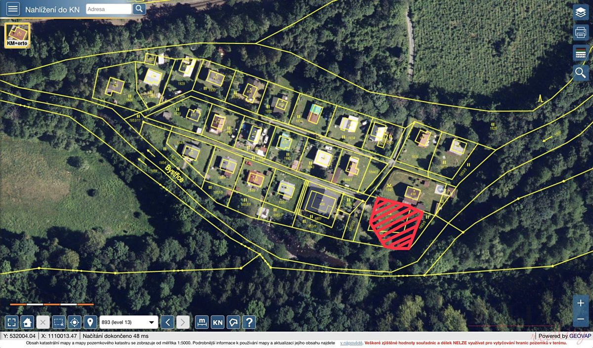 Prodej stavebního pozemku 660 m²