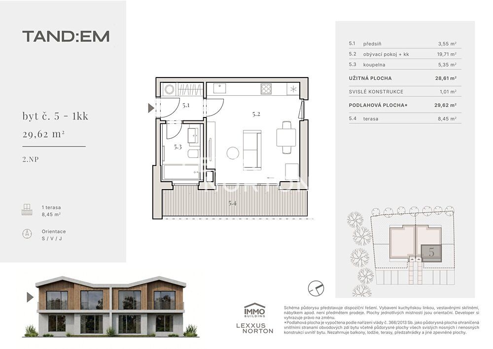 Prodej bytu 1+kk 29 m² – fotografie 5