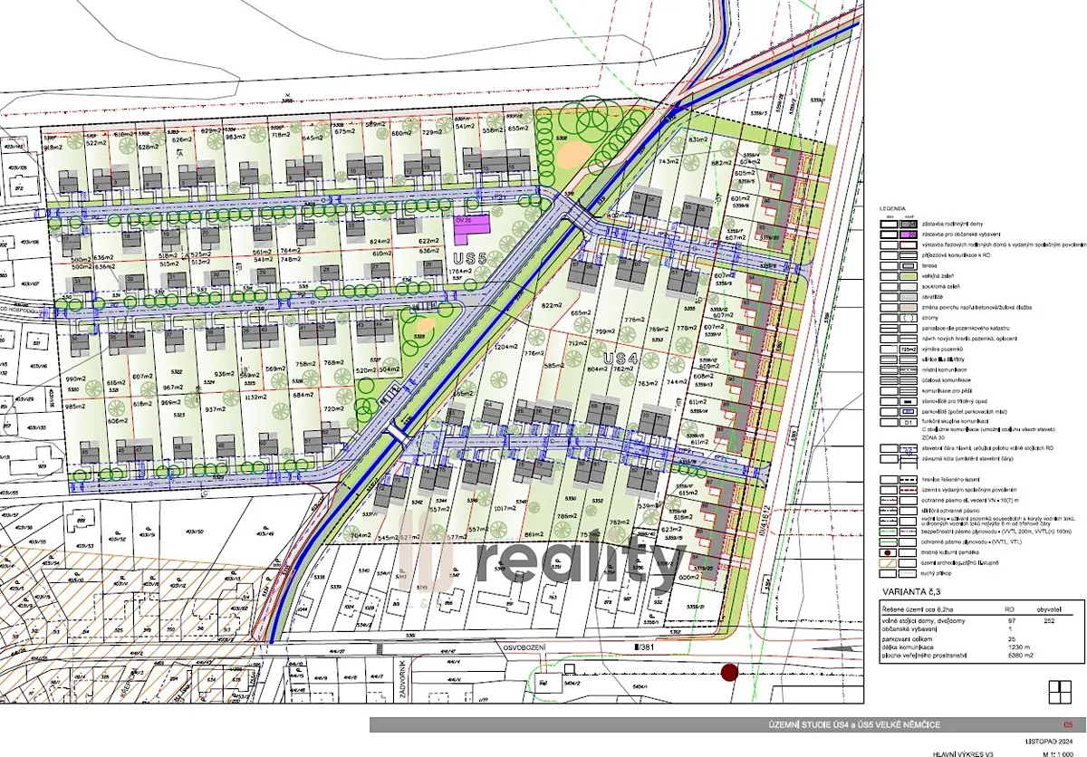 Prodej stavebního pozemku 1353 m²