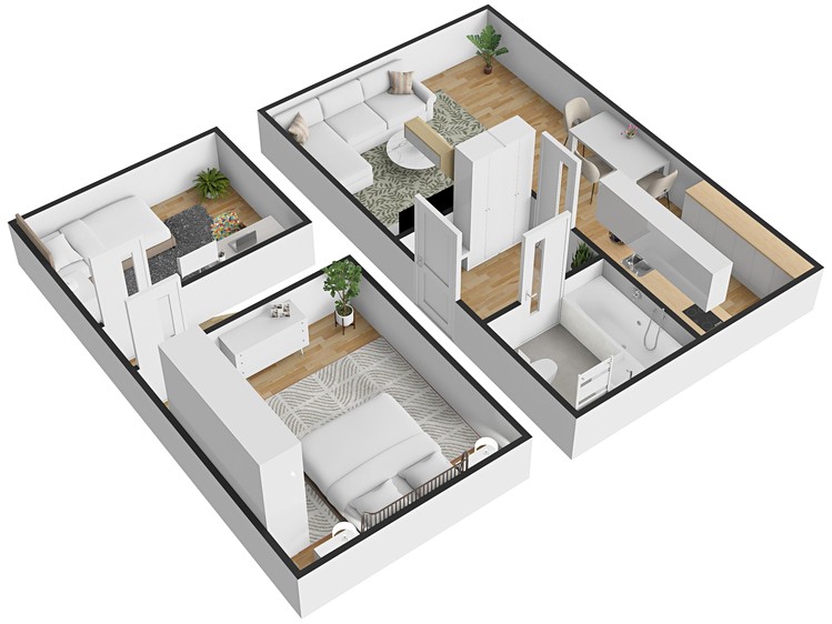 Квартира 3+kk в оренду, 58 м² (11 з 12)