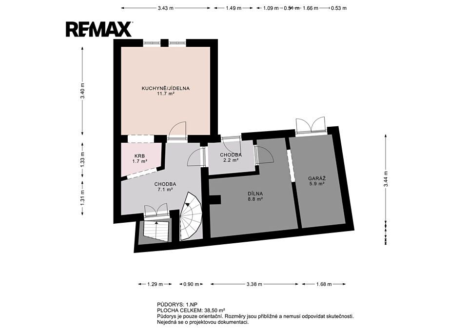 Prodej rodinného domu 81 m², pozemek 114 m² – fotografie 3
