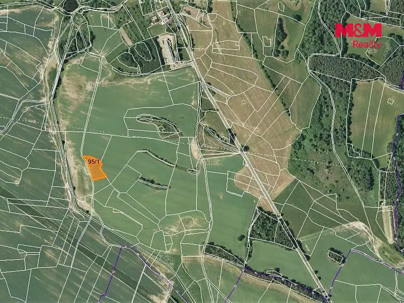Prodej pole 2533 m², Maňovice – náhled fotky 3
