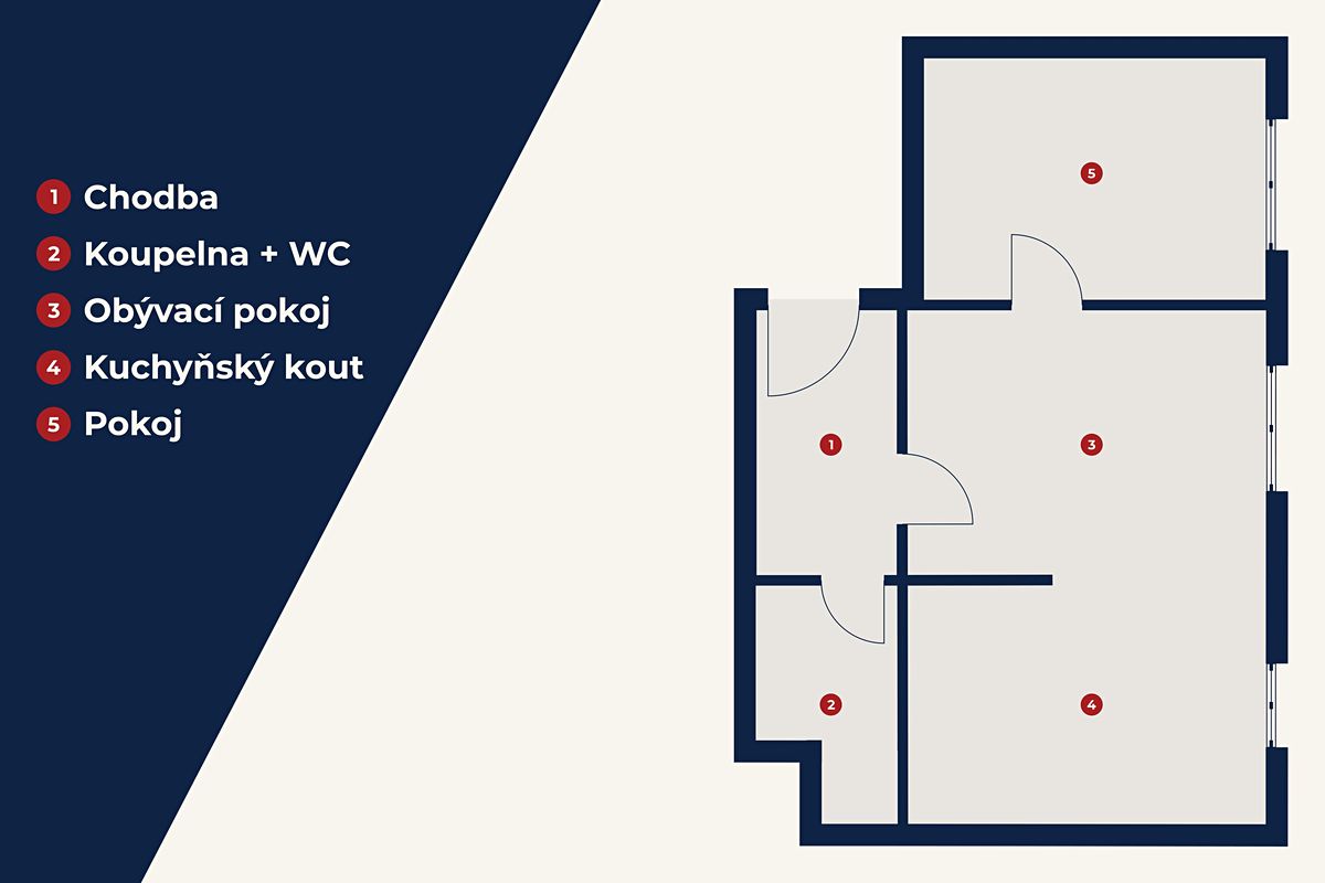 Prodej bytu 2+kk 42 m² – fotografie 2