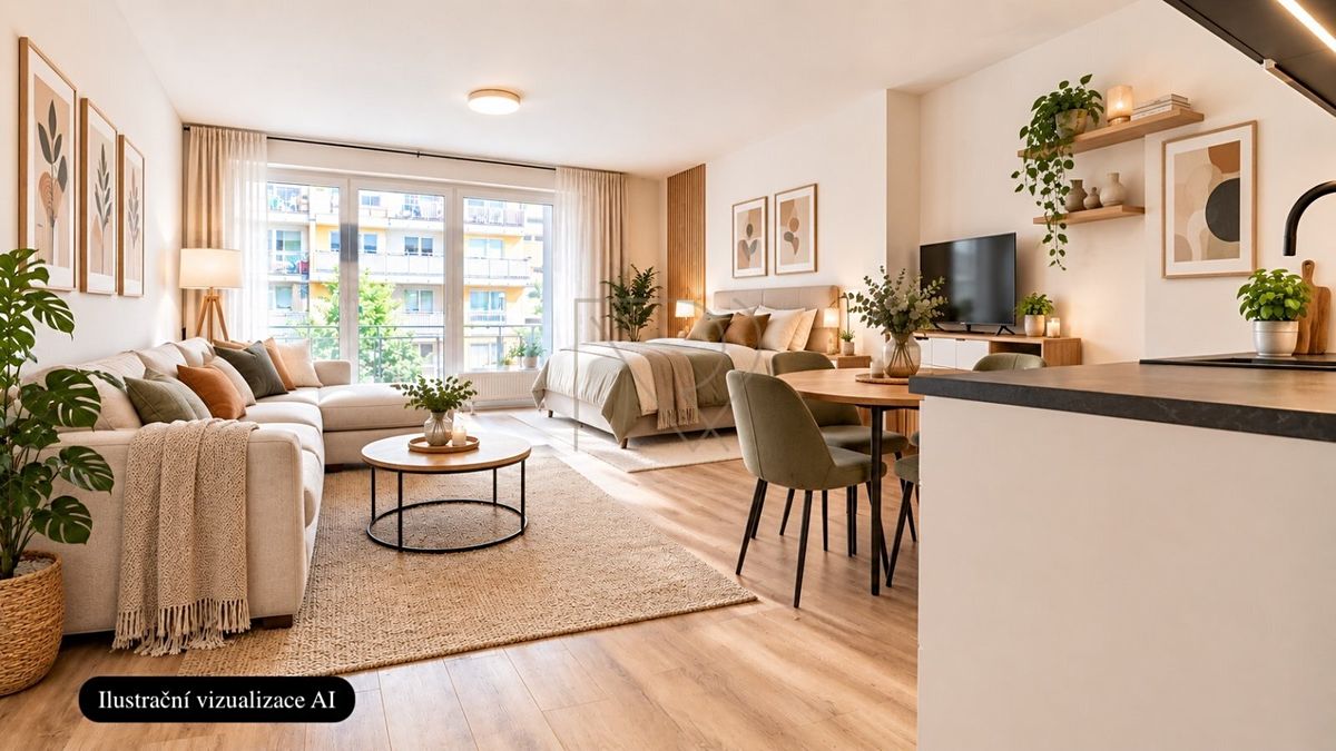 Pronájem bytu 1+kk 41 m²