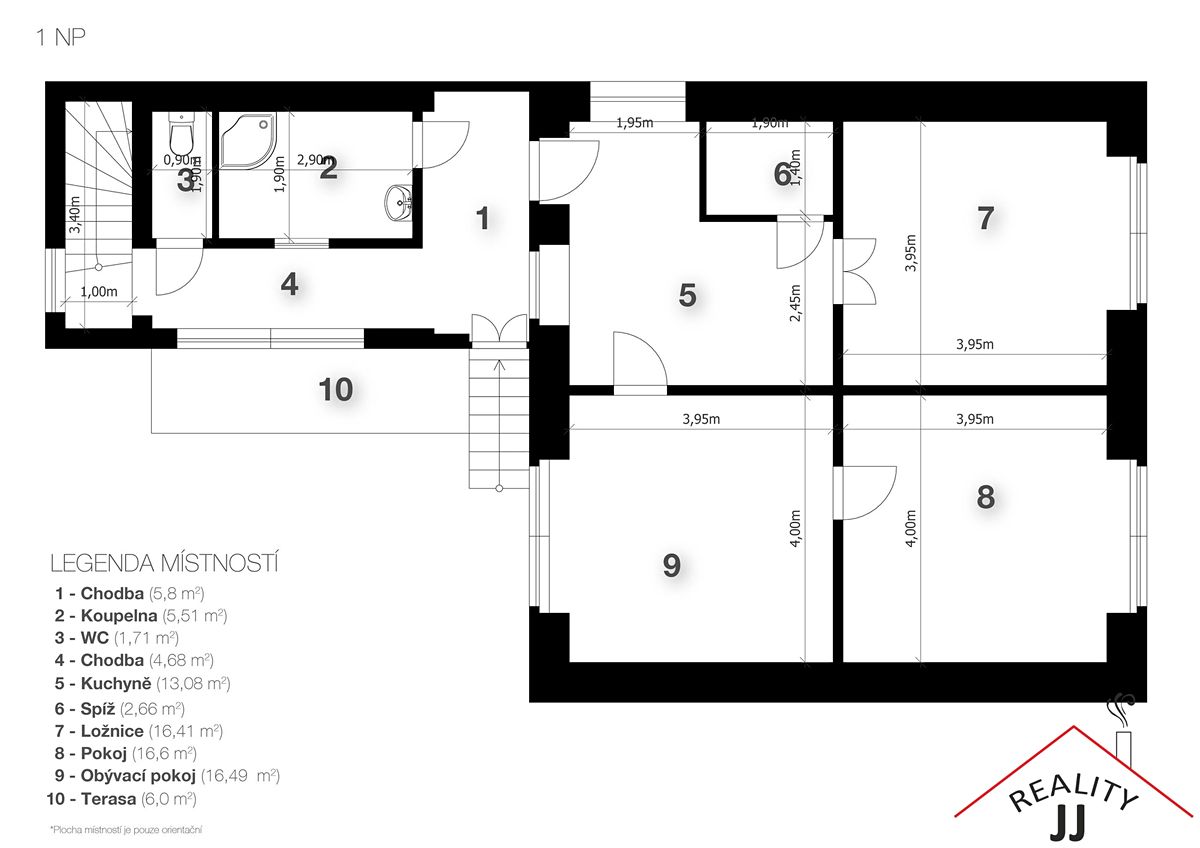 Prodej rodinného domu 116 m², pozemek 1003 m² – fotografie 3