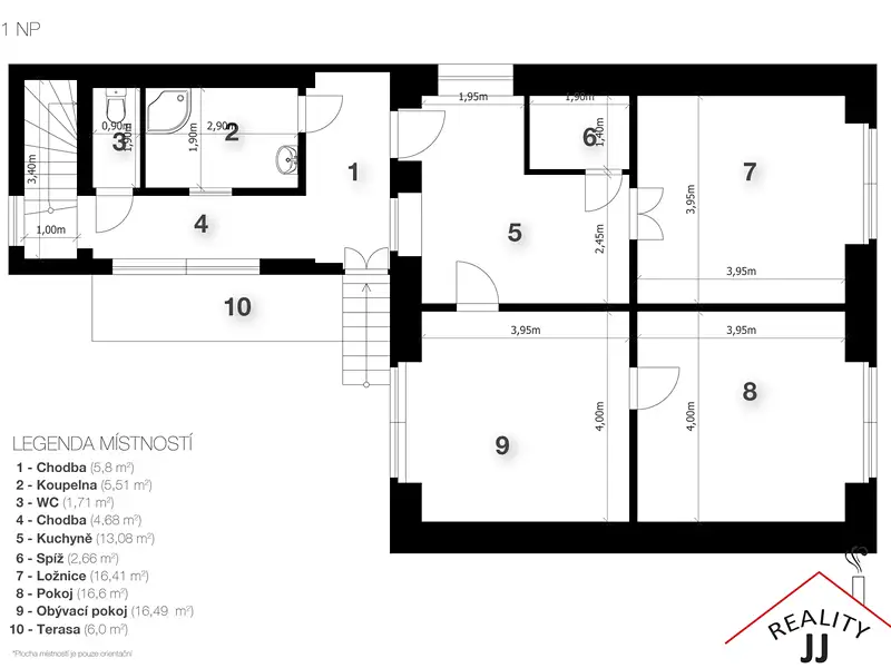 Prodej rodinného domu 116 m², pozemek 1003 m², Hostivice – náhled fotky 3