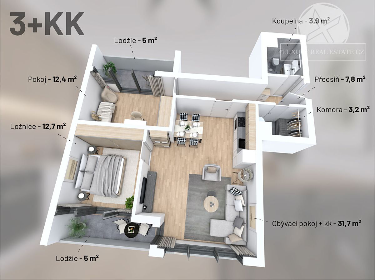 Prodej bytu 3+kk 81 m² – fotografie 3