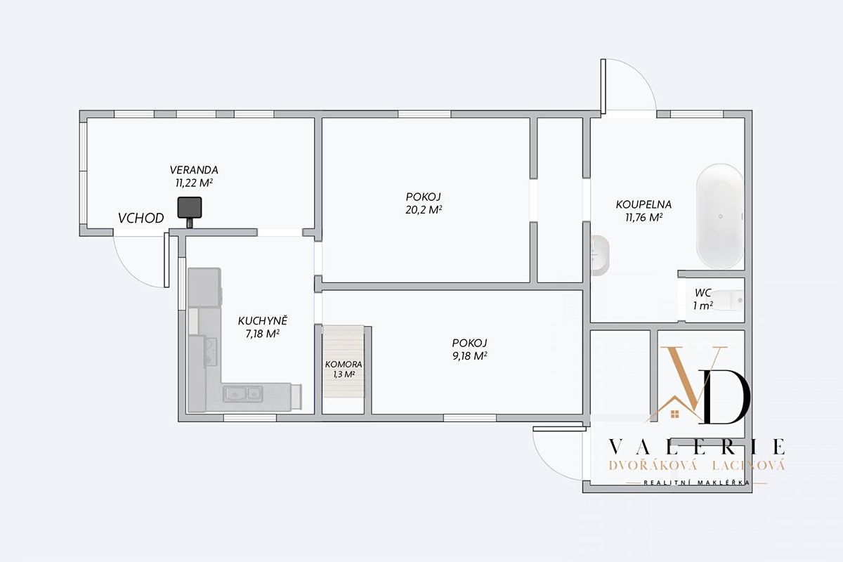 Prodej chaty 62 m², pozemek 933 m² – fotografie 5
