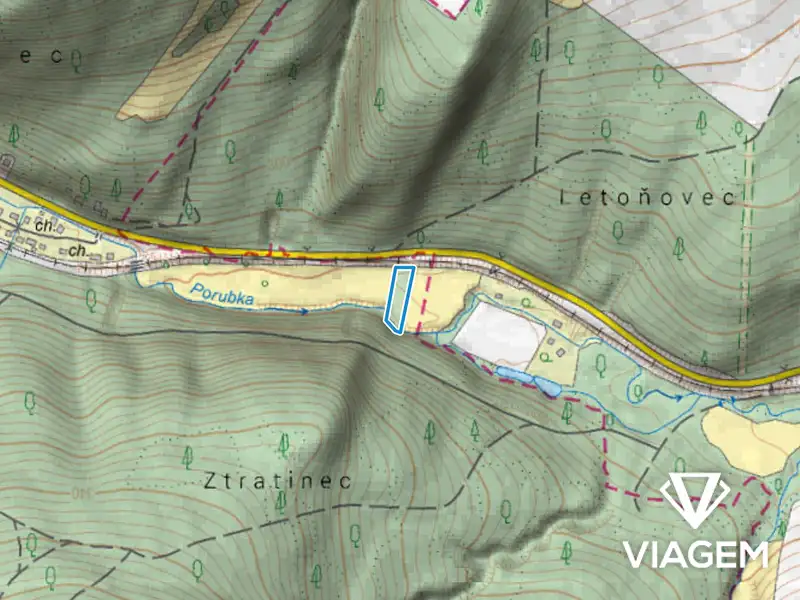 Prodej pole 1723 m², Horní Lhota – náhled fotky 3